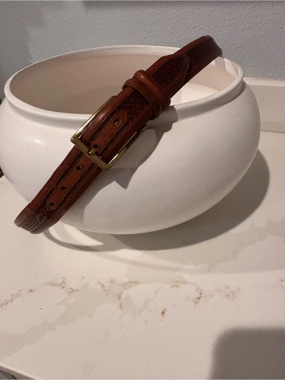 Allen Edmonds Woven Leather Belt
